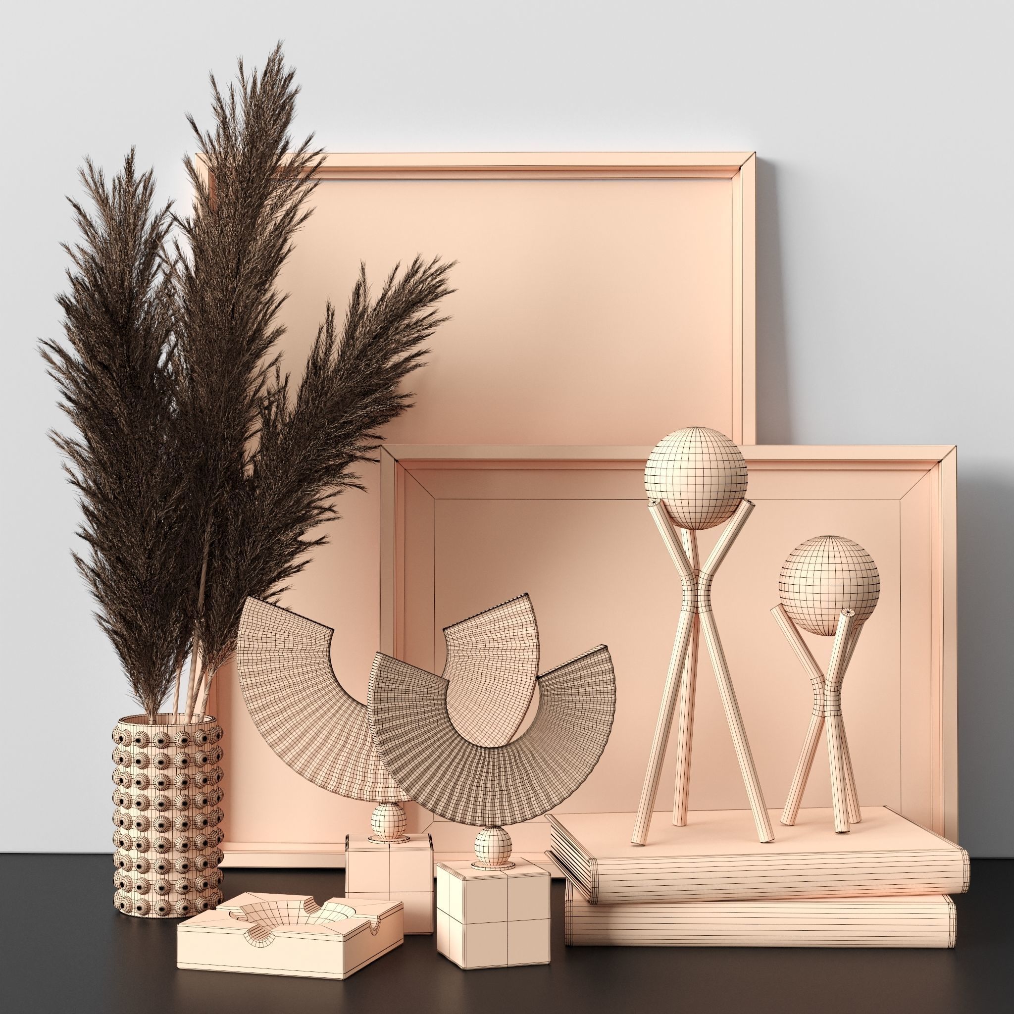 Decorative sets 015 3D model_3