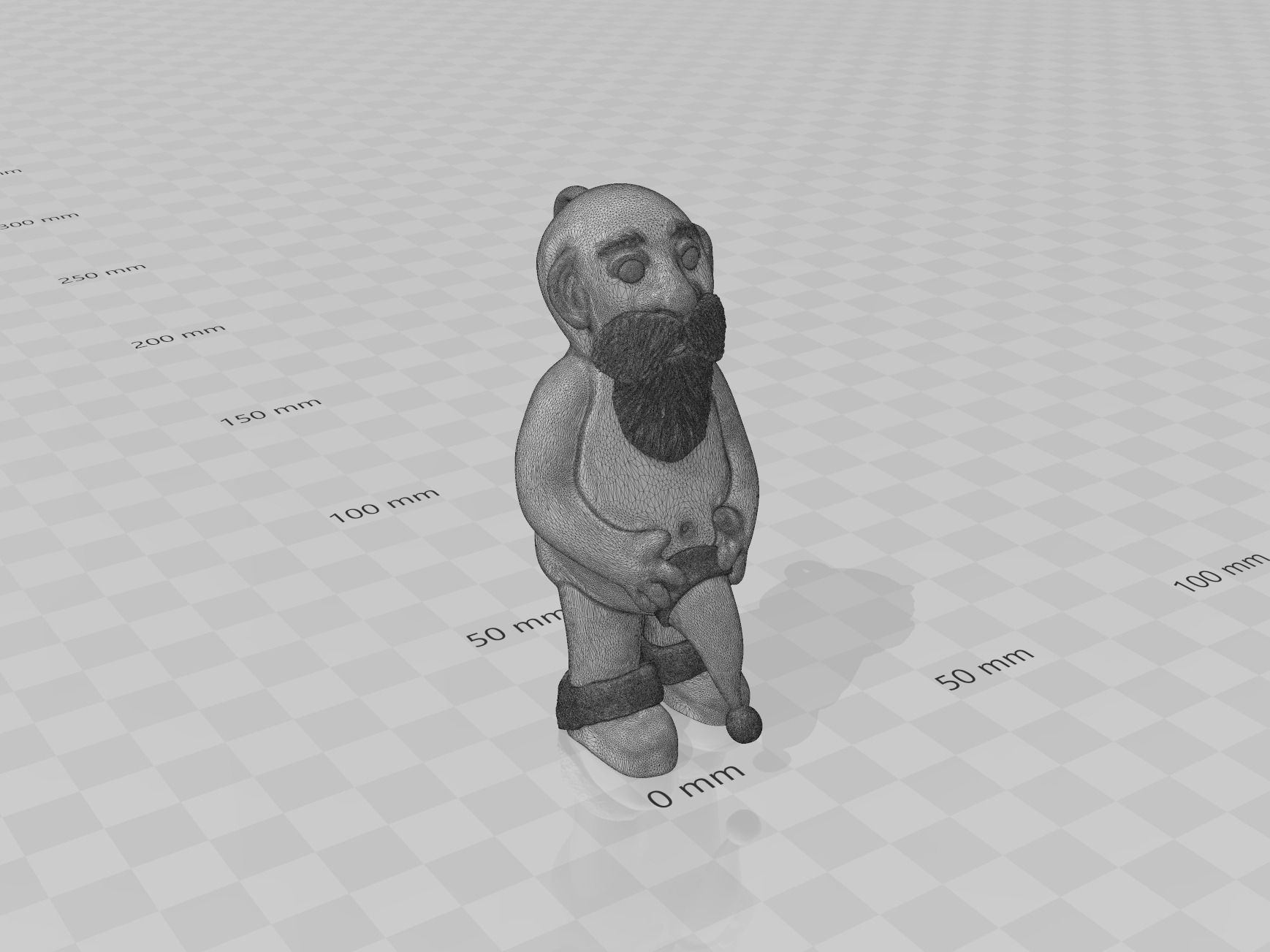 Whoopsie Santa Ornament 3D print model_6