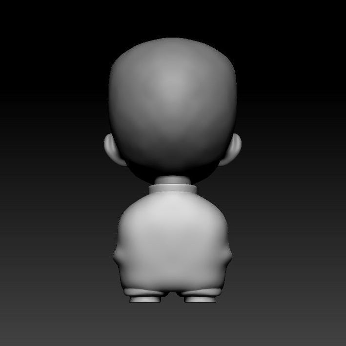 Yusuke Urameshi Chibi 3D print model_3