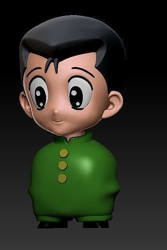 Yusuke Urameshi Chibi 3D print model