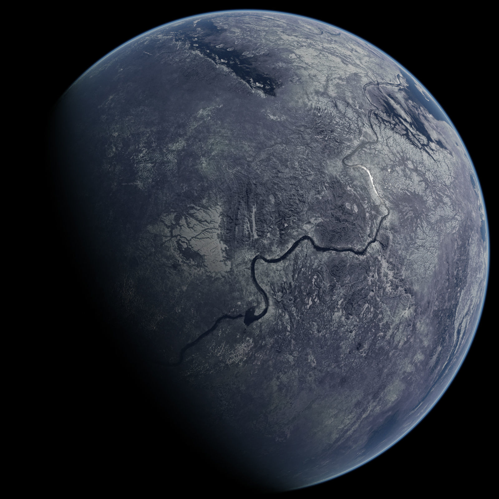 Planet Mauvet Bel  12K 3D model_3