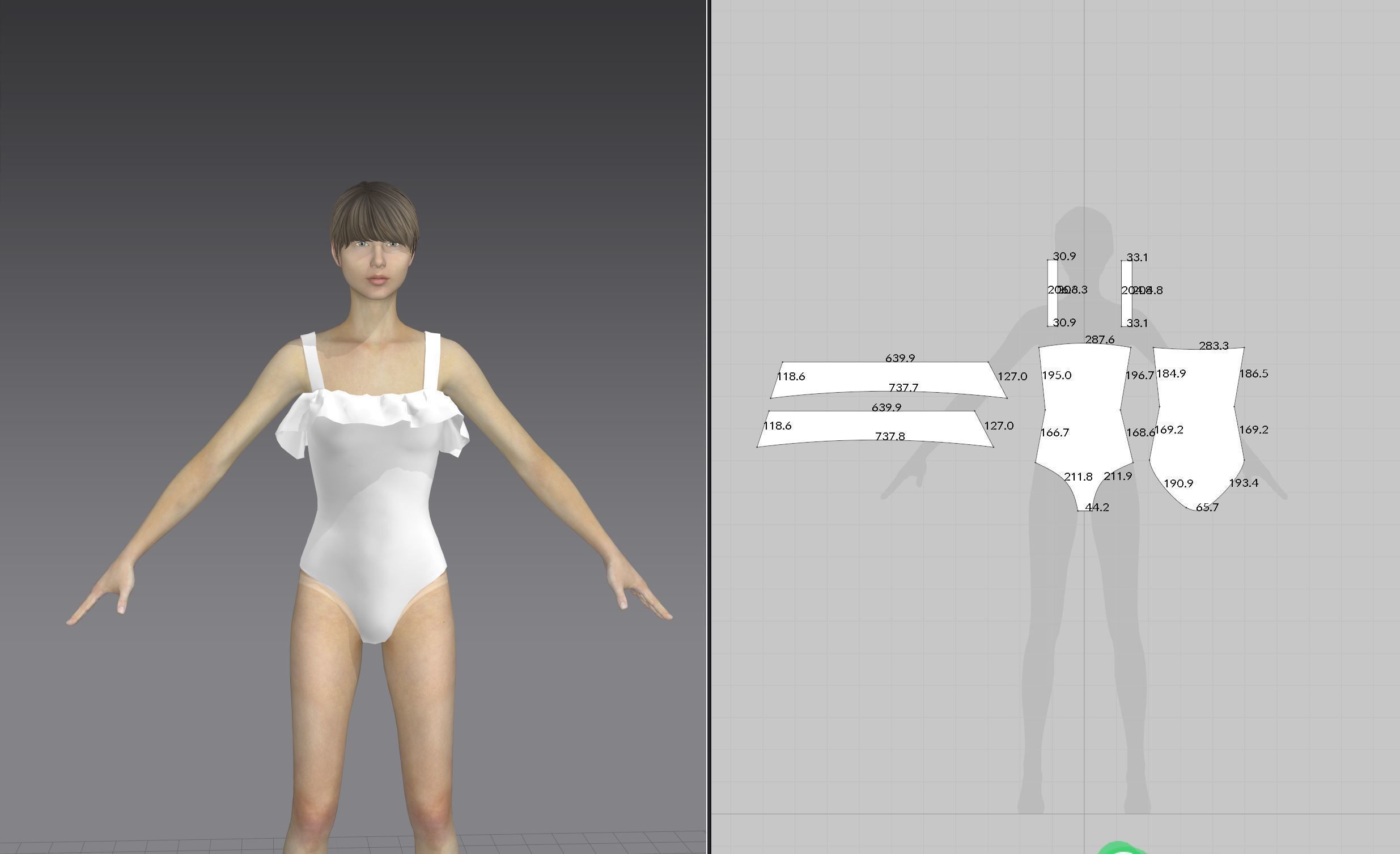 swim suit Free 3D model_2