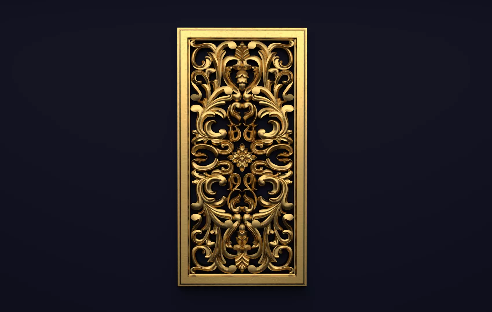 Classic decor ornament v-3D model 47 3D model_0