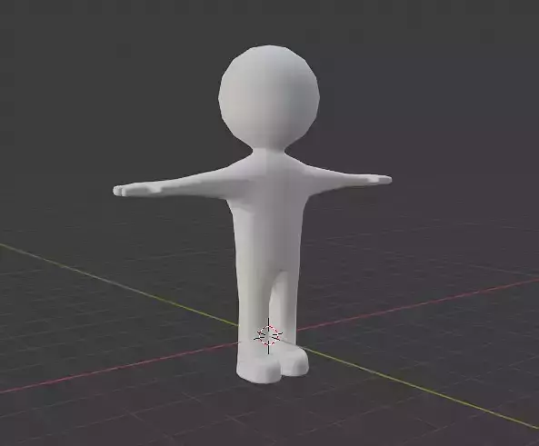 Relatively low-poly Humanoid