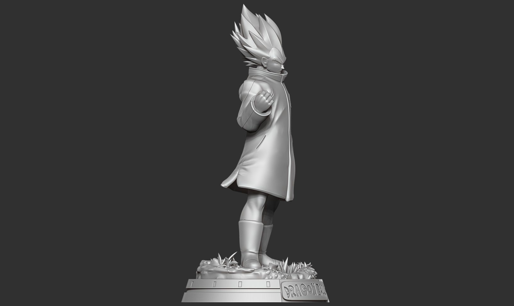 Vegeta In A Green Coat 3D print model_18