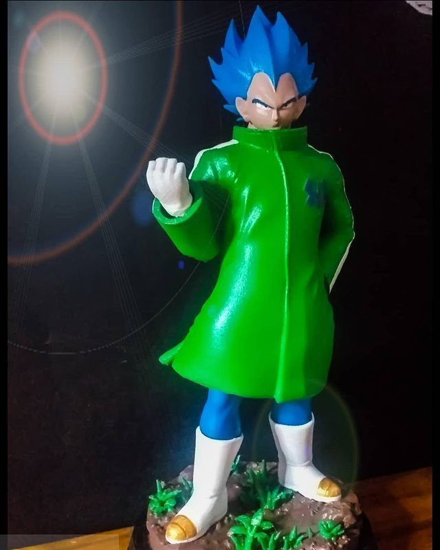 Vegeta In A Green Coat 3D print model_25
