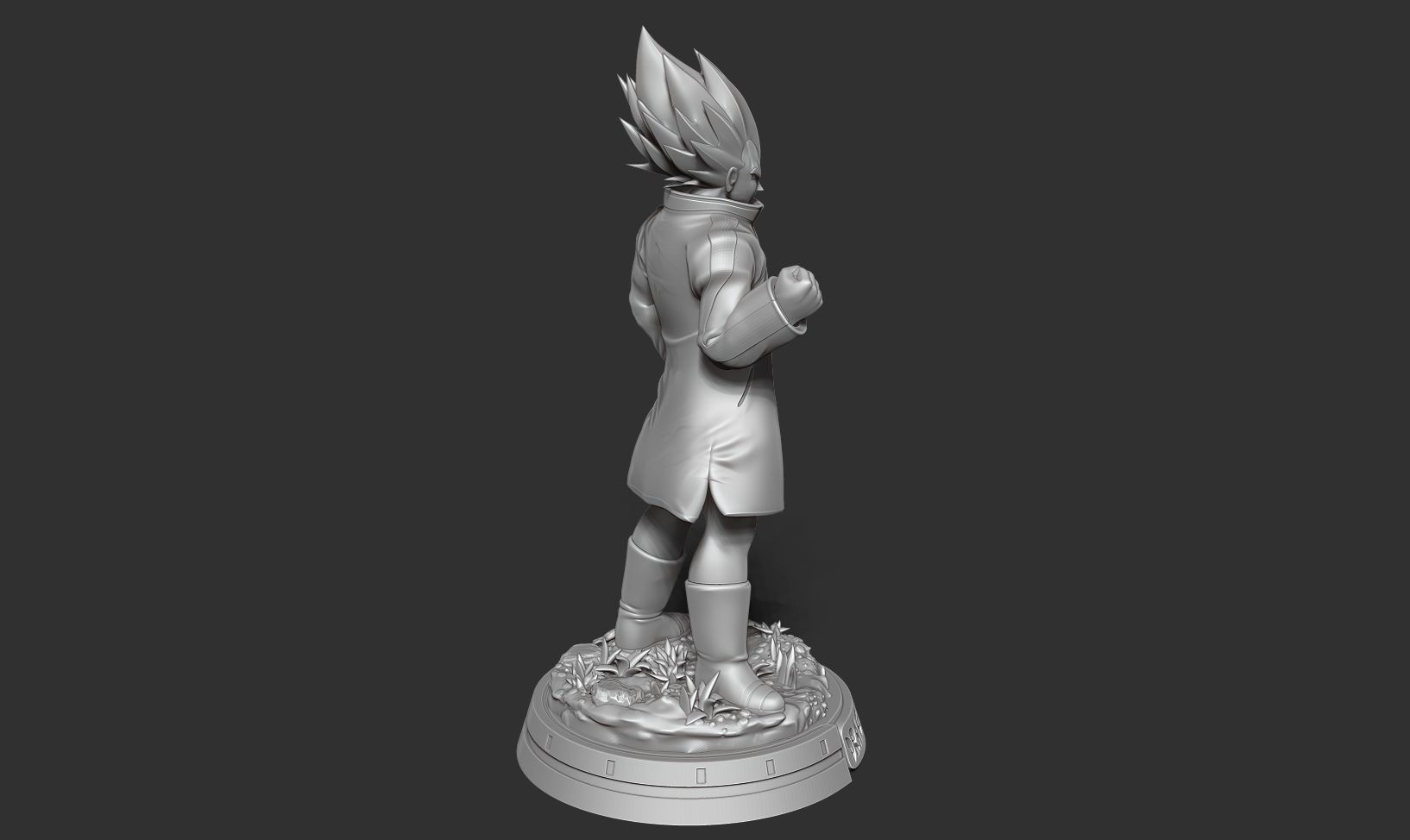 Vegeta In A Green Coat 3D print model_23