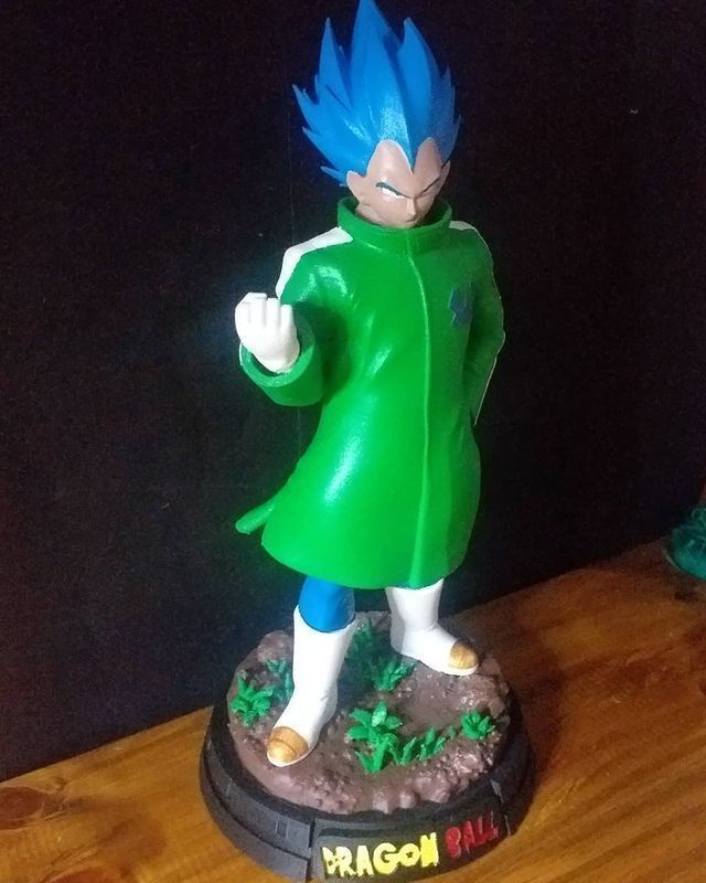 Vegeta In A Green Coat 3D print model_27