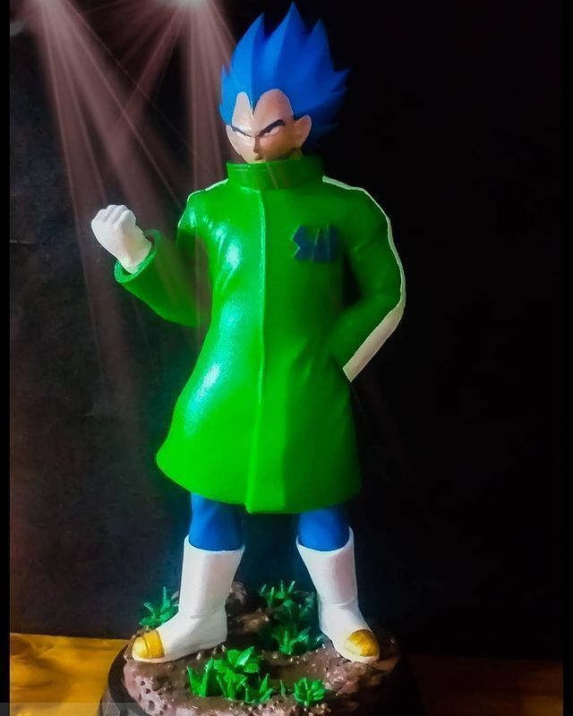 Vegeta In A Green Coat 3D print model_24
