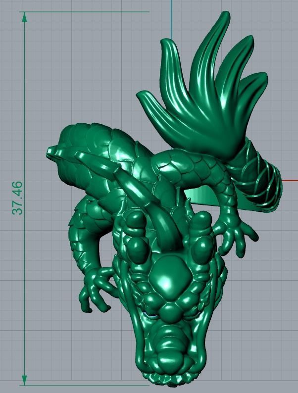 Dragon Ring Men 3D print model_6