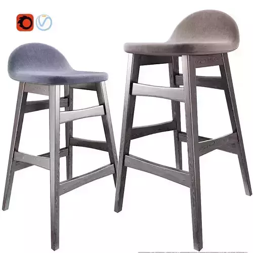 Baxton Studio Bloom Bar Stool