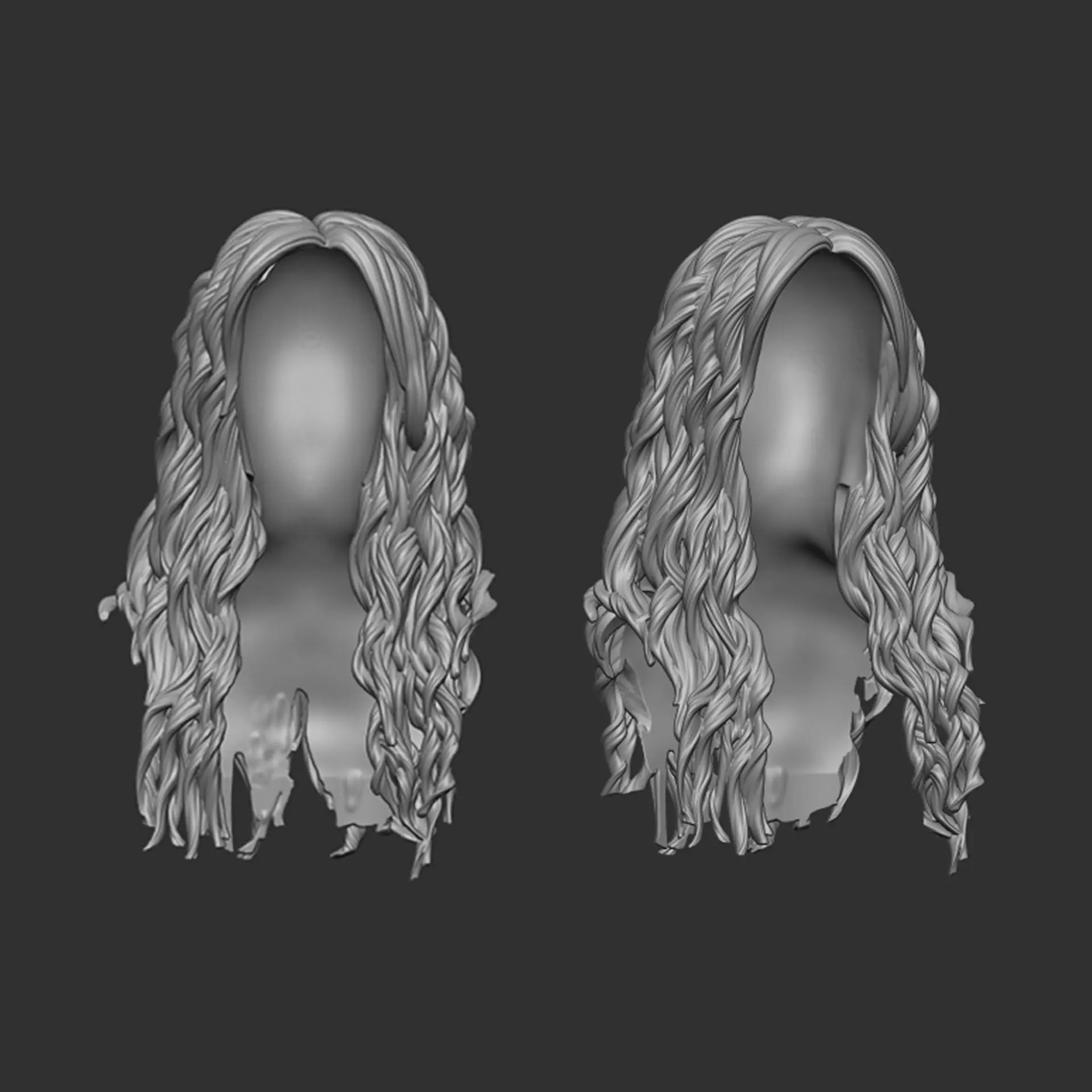 Hair 8 3D model
