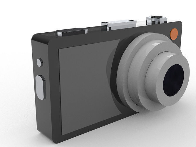 Camera digital Free 3D model