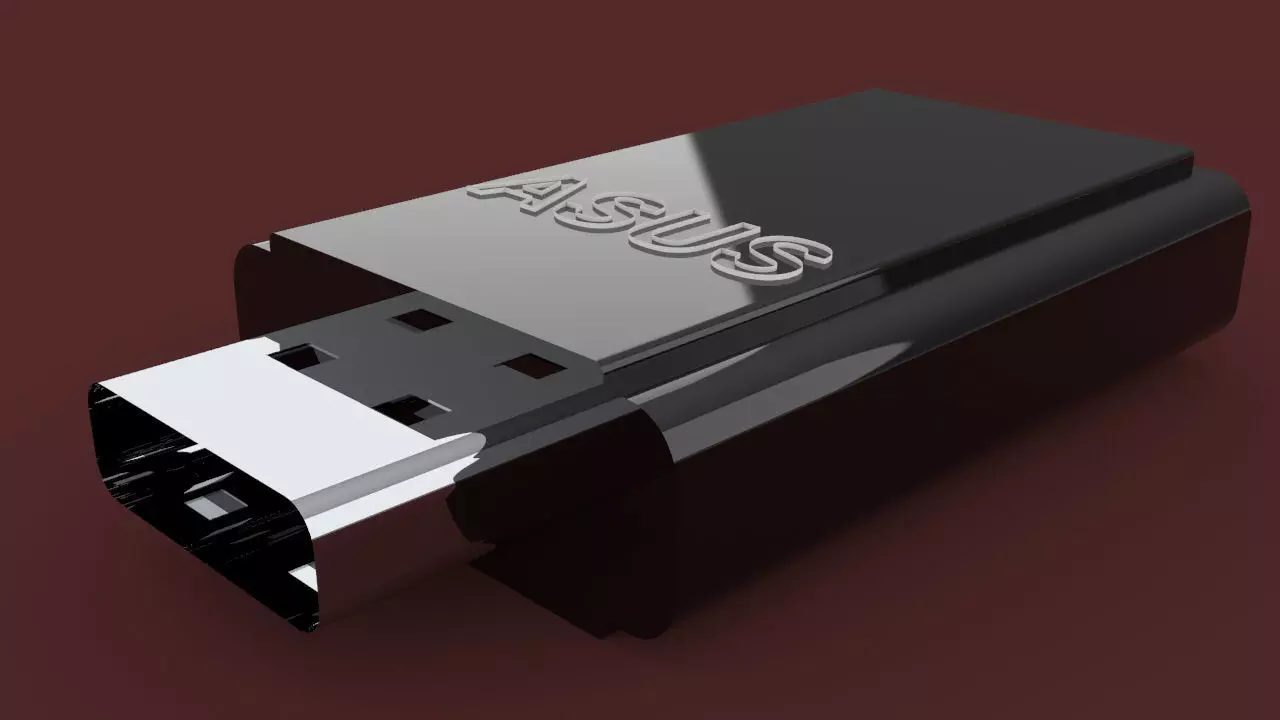 pendrive asus usb adapter 3D model