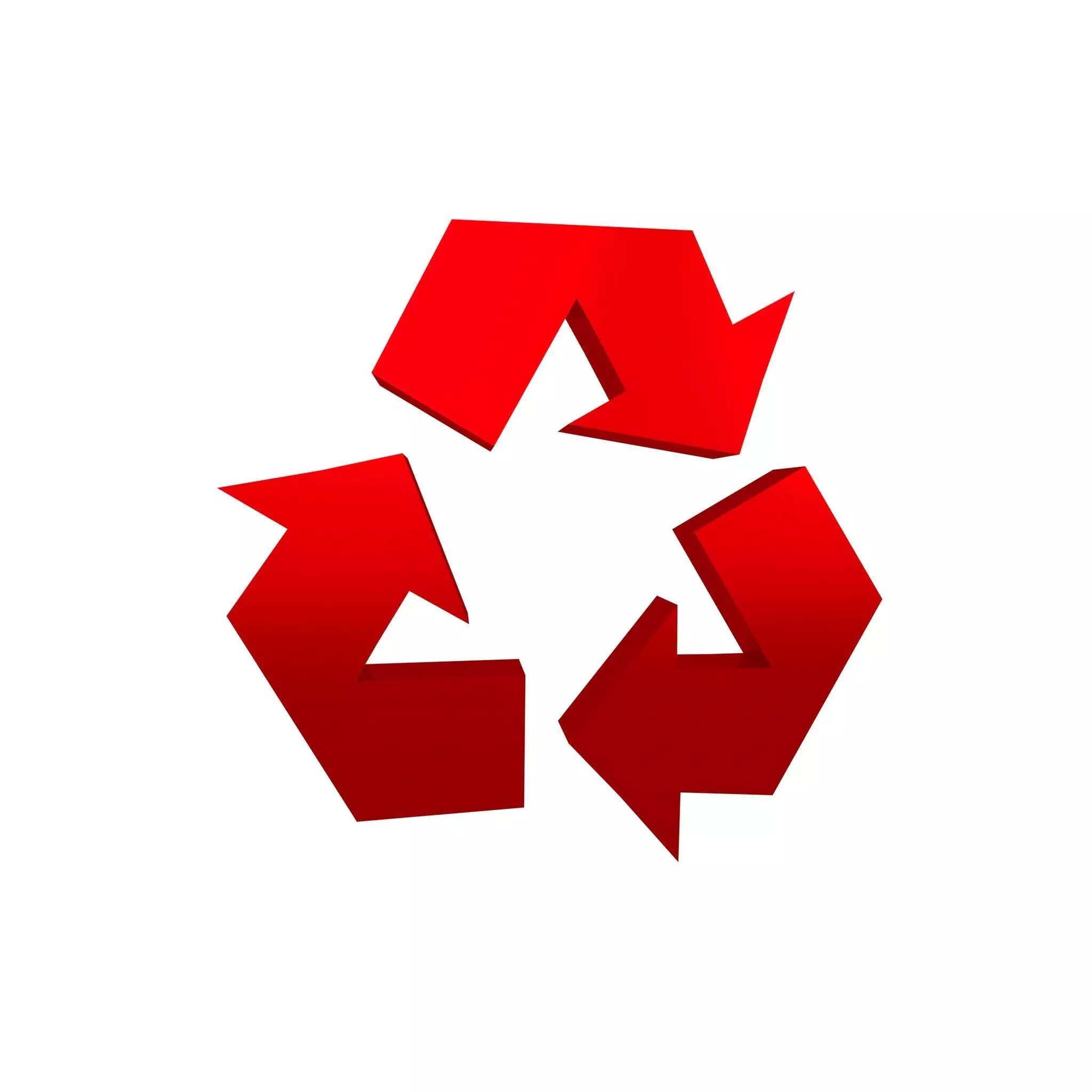 Recycle Symbols v2 010 Low-poly 3D model_0