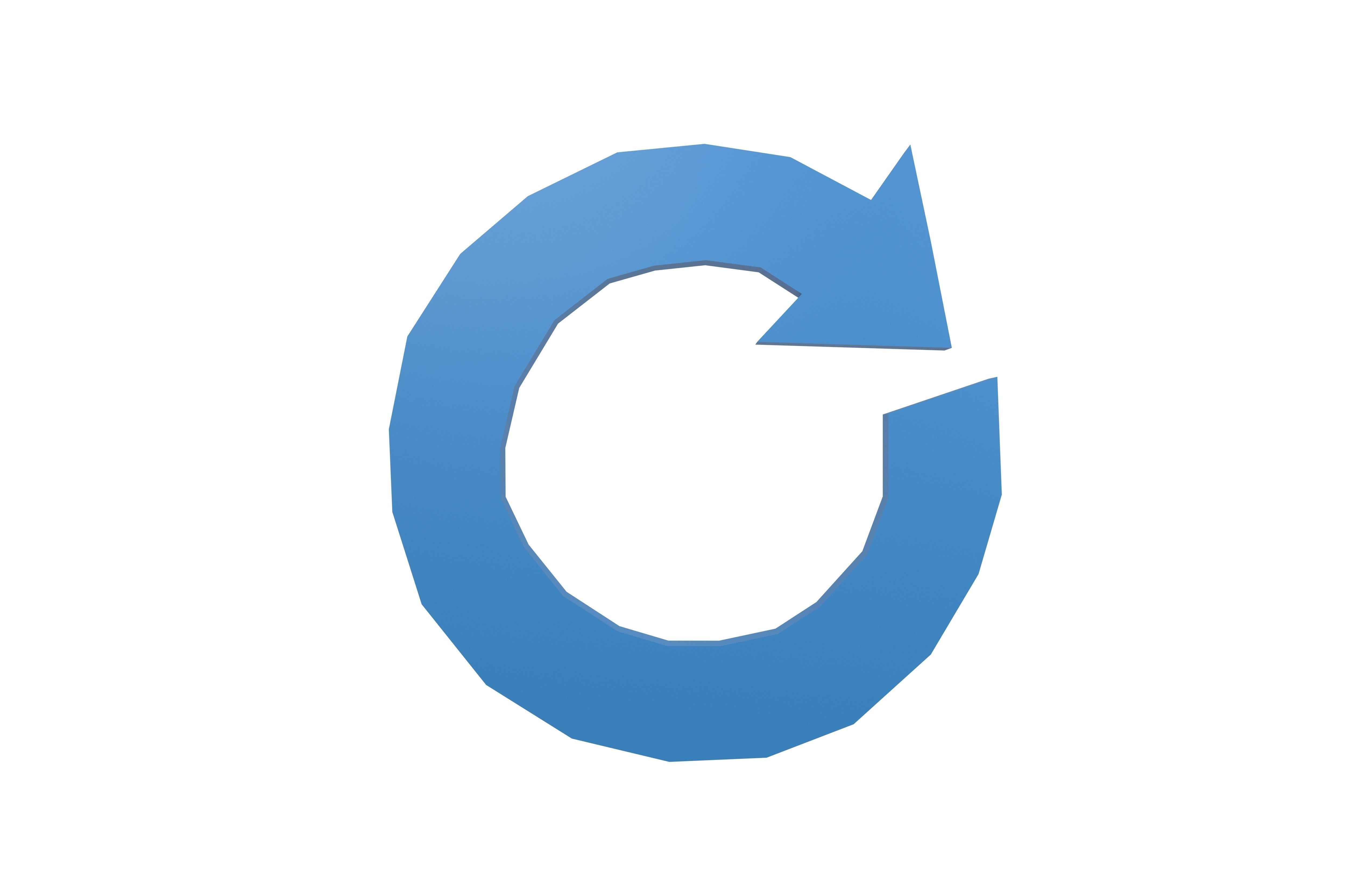 Recycle Symbols v3 004 Low-poly 3D model_1