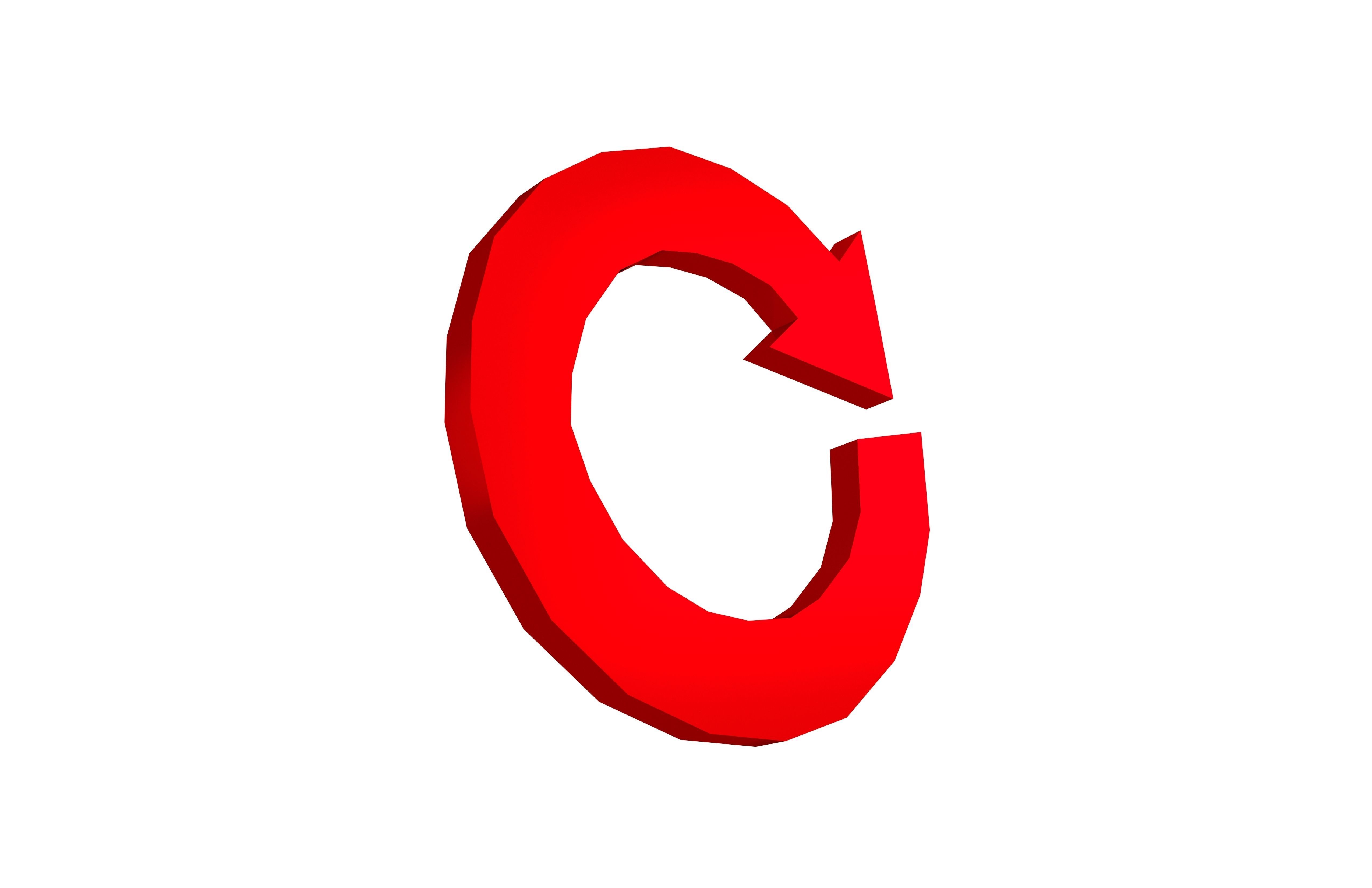 Recycle Symbols v3 010 Low-poly 3D model_3