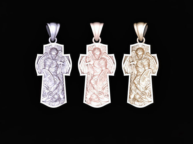 combatant pendants jewelry 3D print model