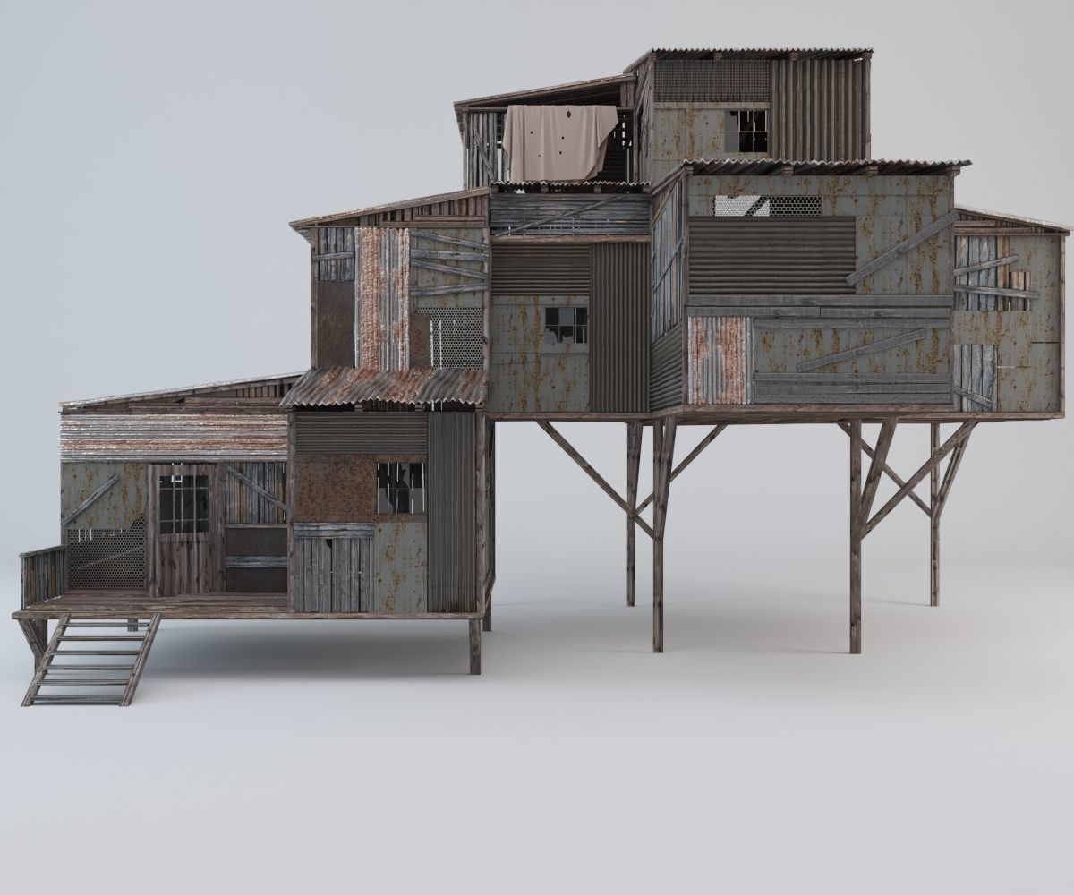 Apocalypse House 3D model_1