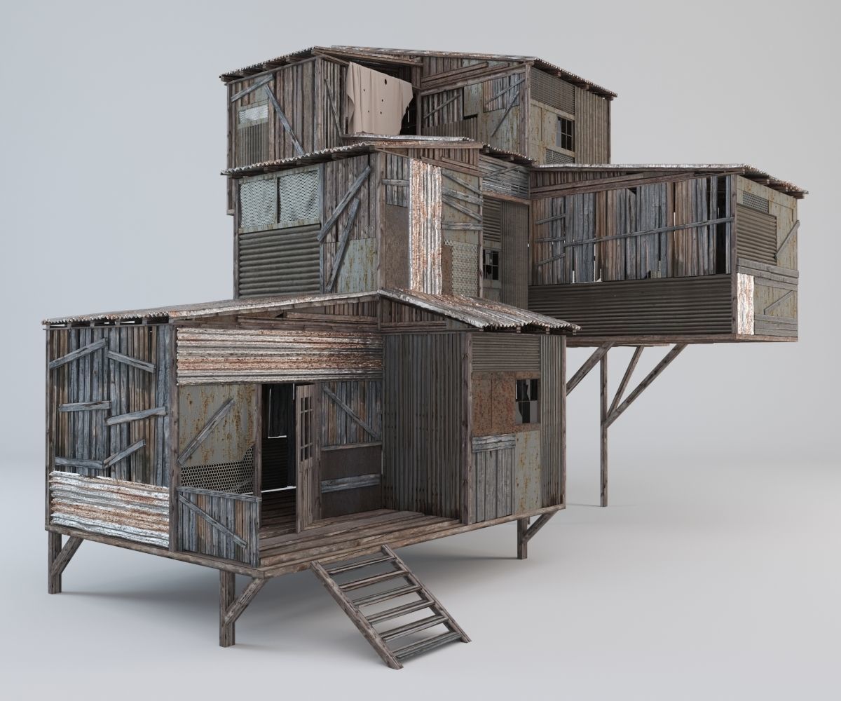 Apocalypse House 3D model_2