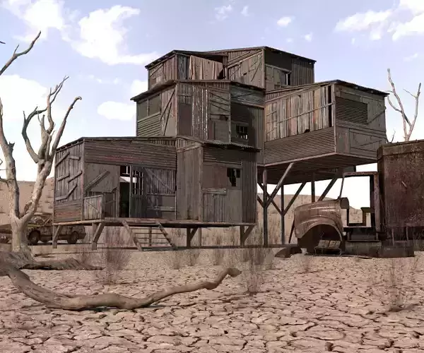 Apocalypse House 3D model