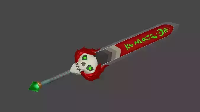 Hades Stygian Blade Aspect of Zagreus  cosplay sword 3D print model
