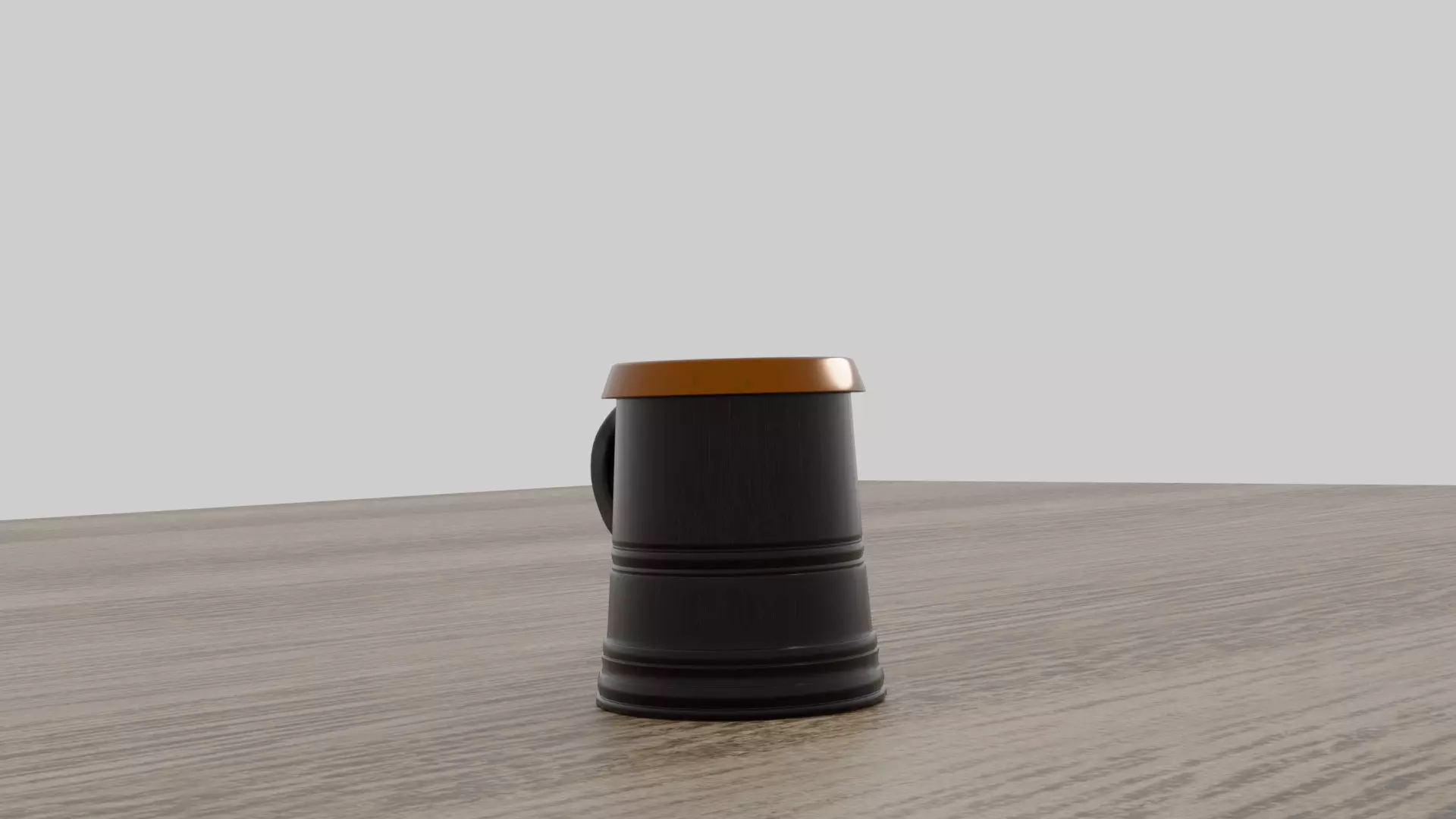 Victorian Style Tankard Low-poly 3D model_0