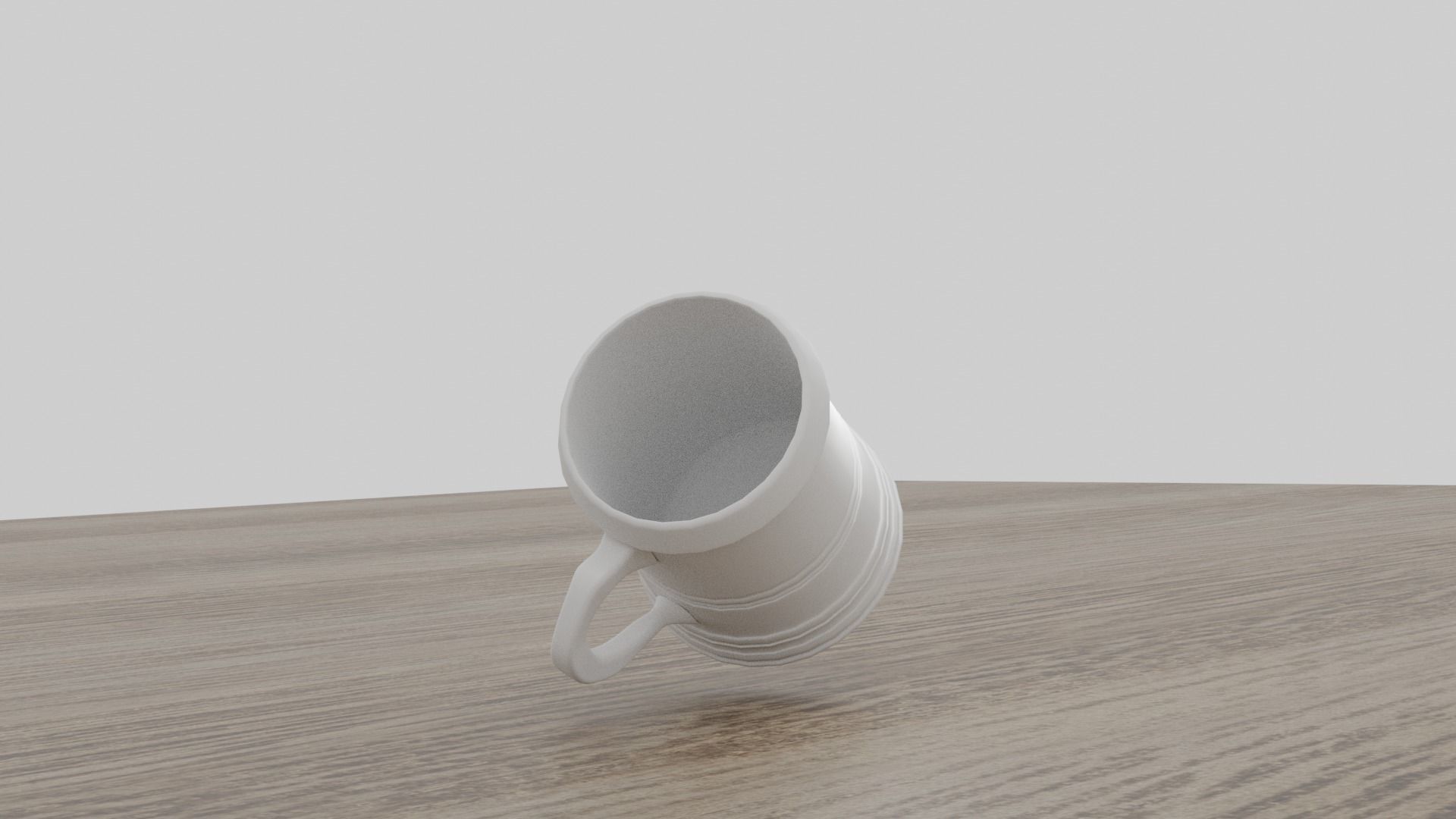Victorian Style Tankard Low-poly 3D model_4