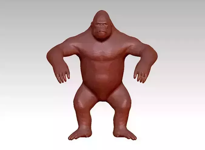 great monkey 3D print model