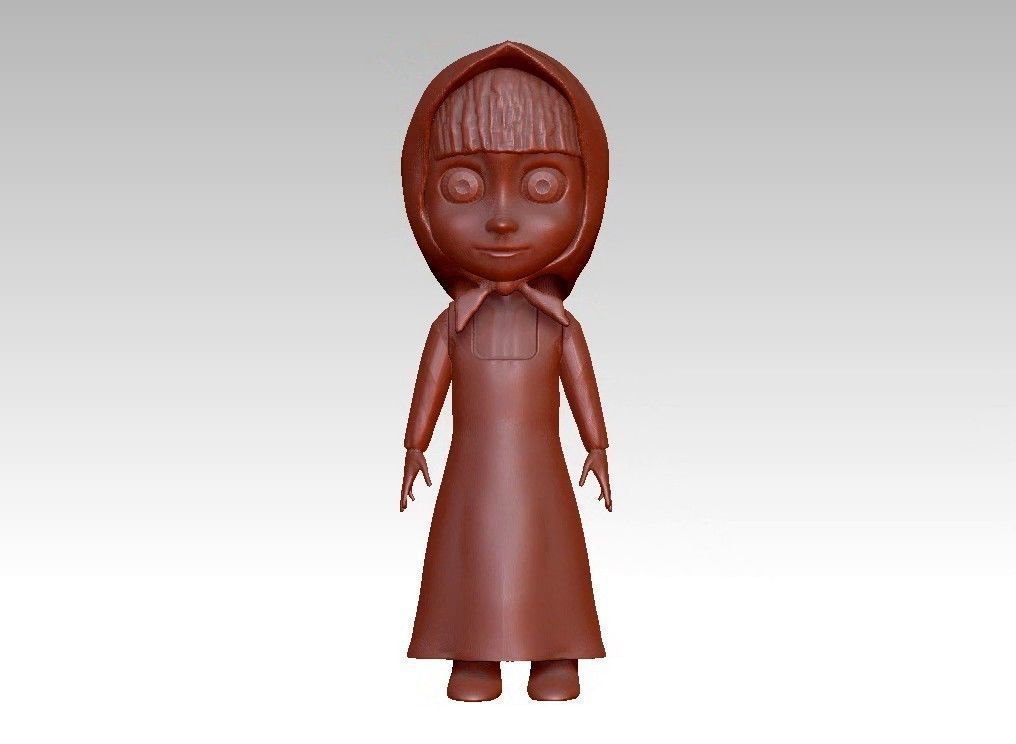 anna girl 3D print model_23