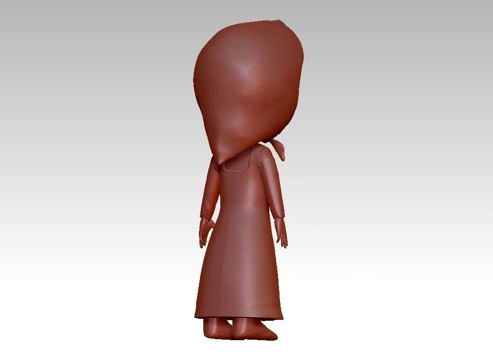 anna girl 3D print model_10