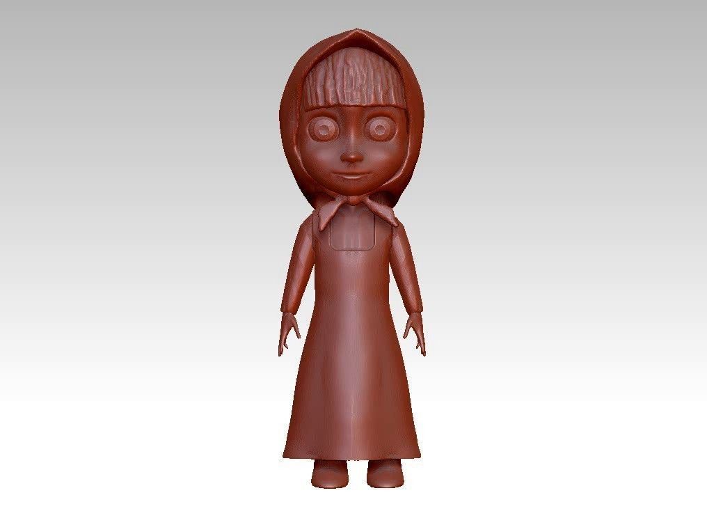 anna girl 3D print model_1