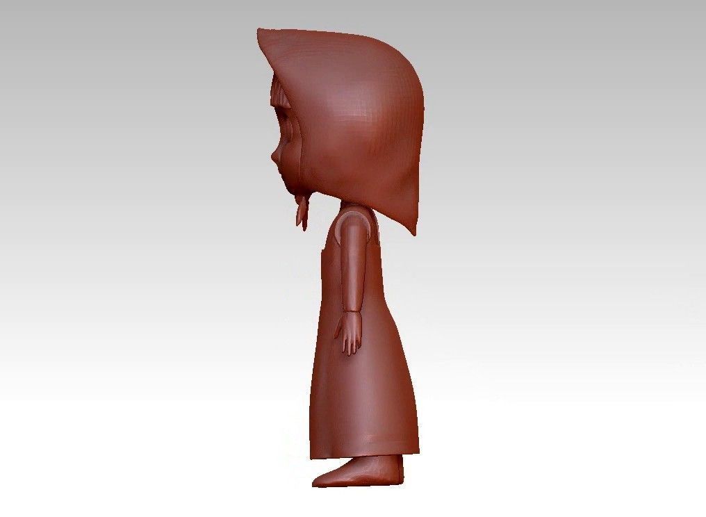 anna girl 3D print model_17