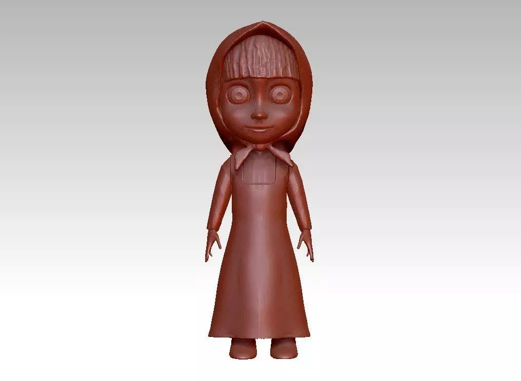 anna girl 3D print model_0