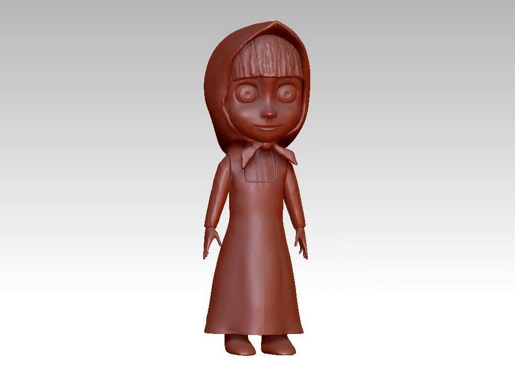 anna girl 3D print model_2