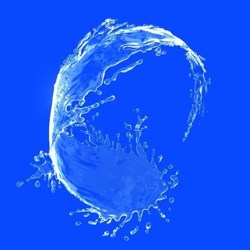 Water splash 3d model 3D model 3D model_1