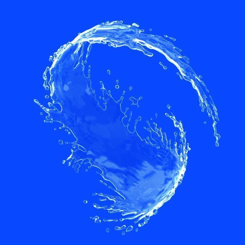 Water splash 3d model 3D model 3D model_2
