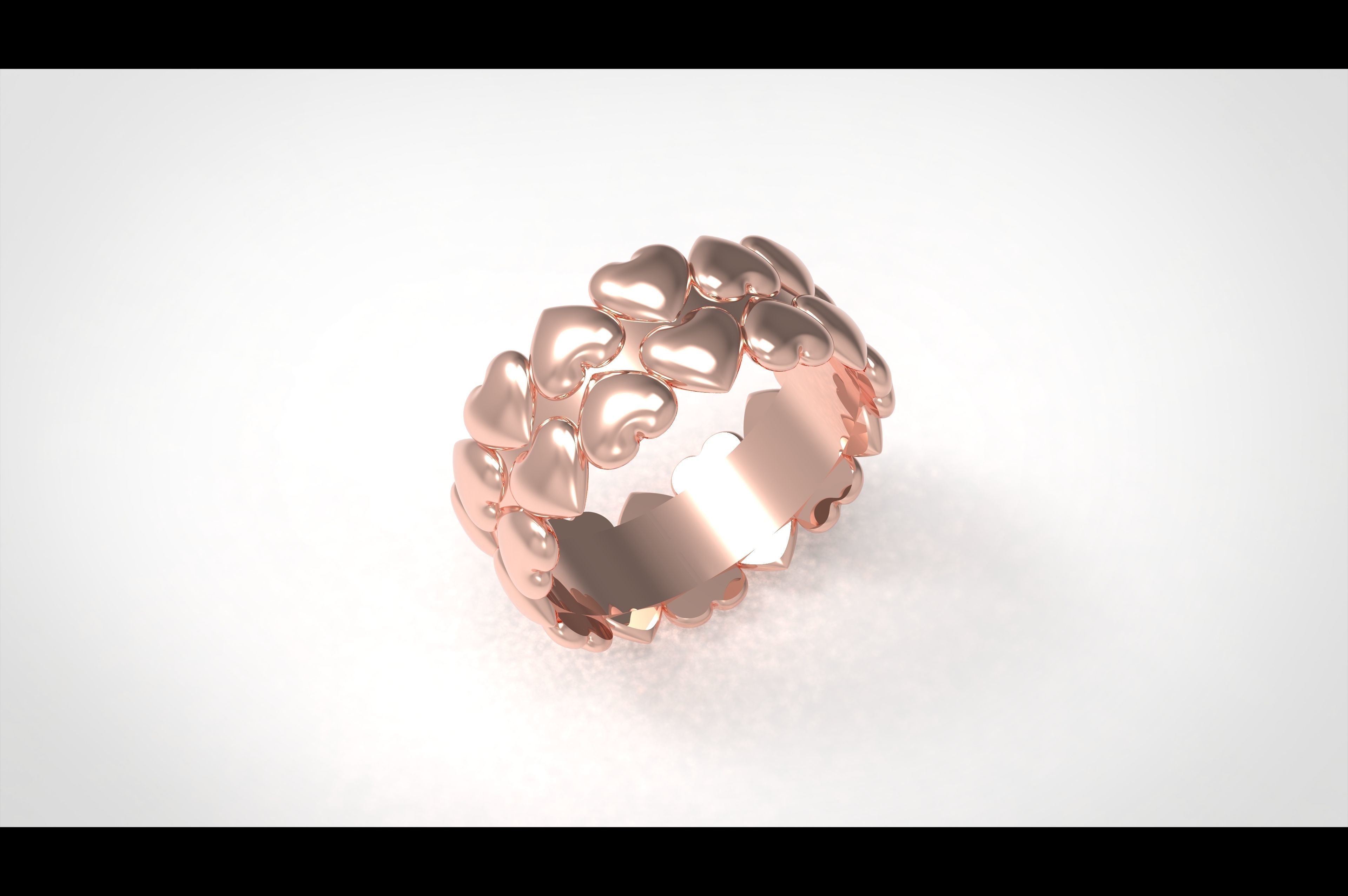 Model 220 Love Ring  EU Size 3D print model_1
