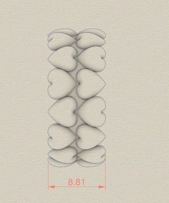 Model 220 Love Ring  EU Size 3D print model_7