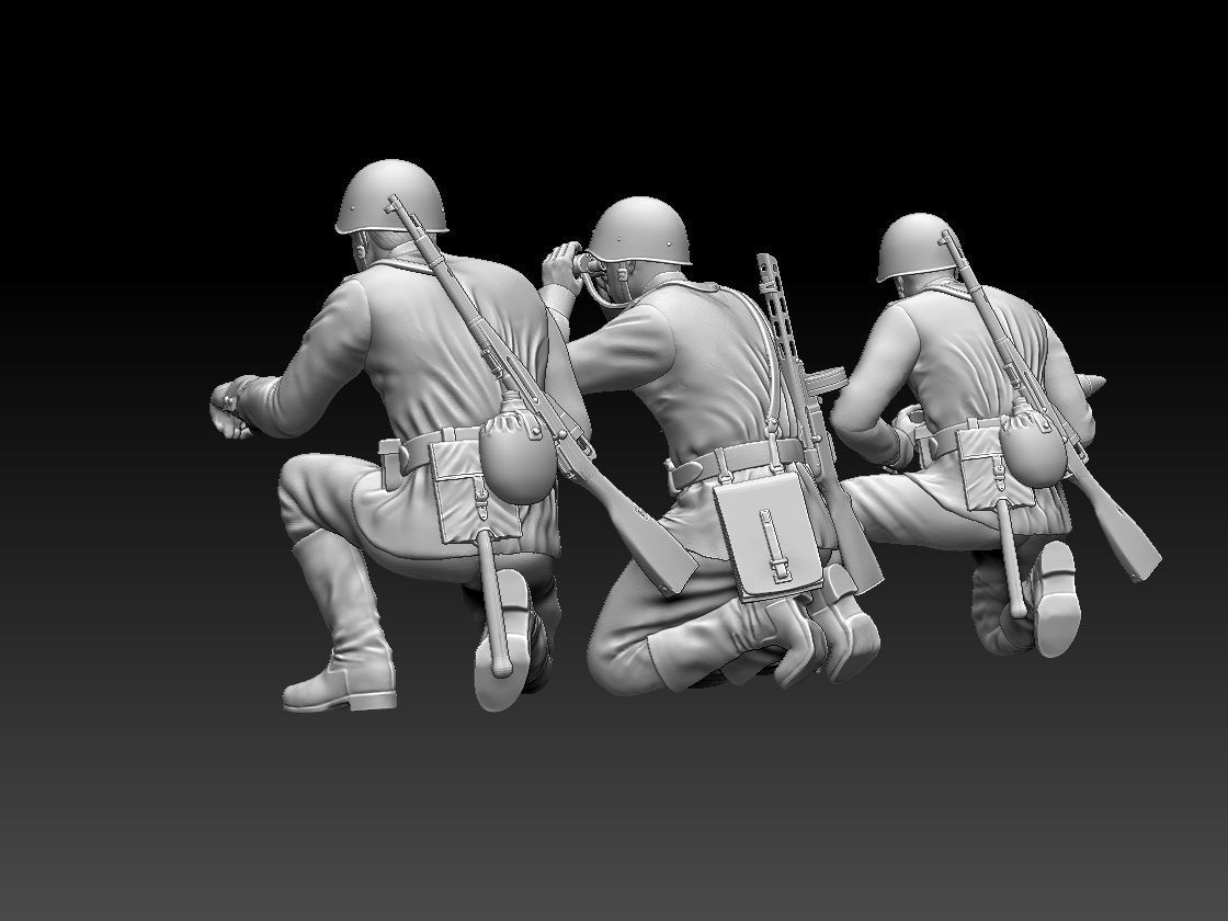 ussr soldiers 3D print model_16
