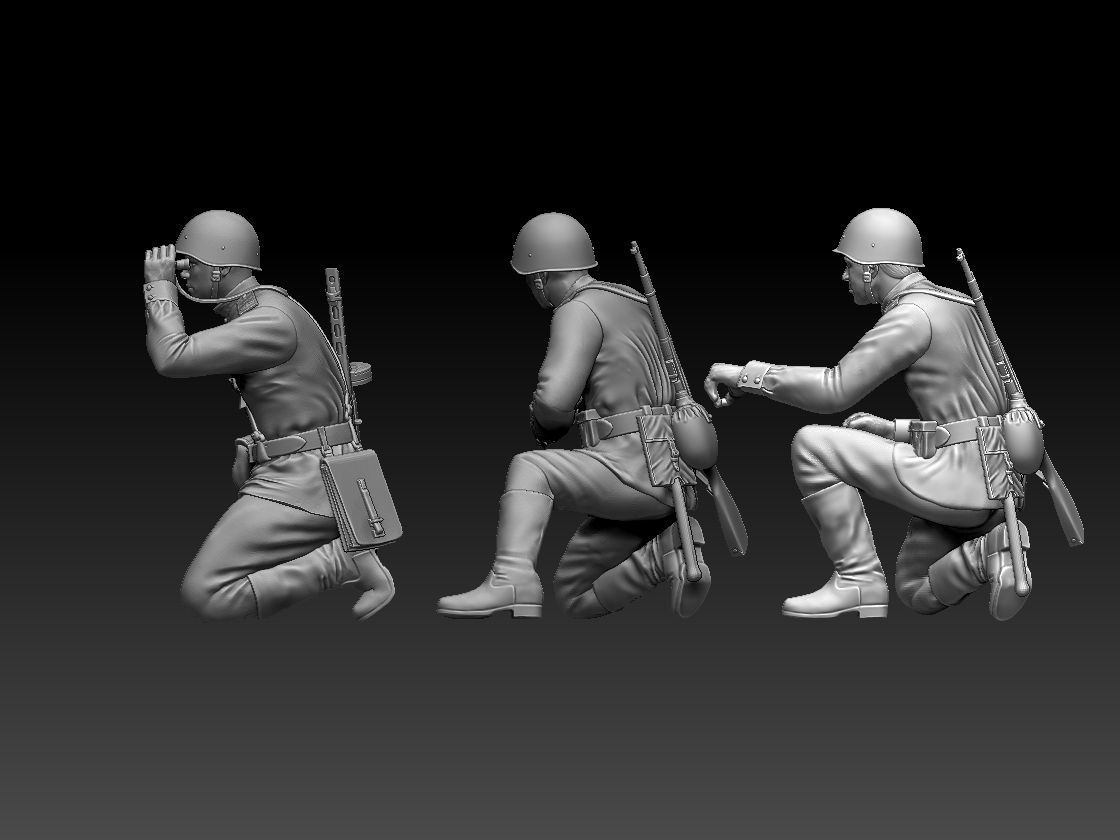 ussr soldiers 3D print model_17