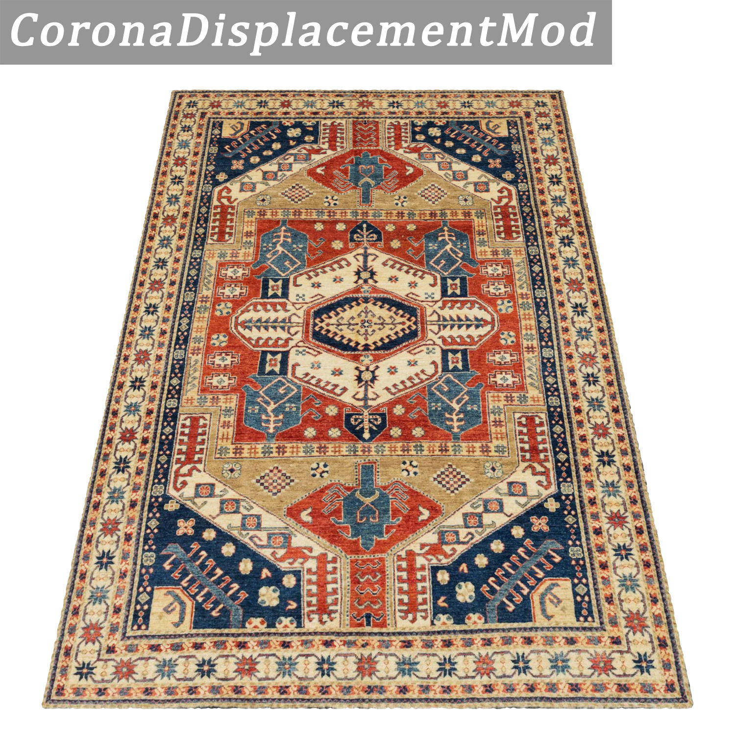 Rug Set 1988 3D model_4