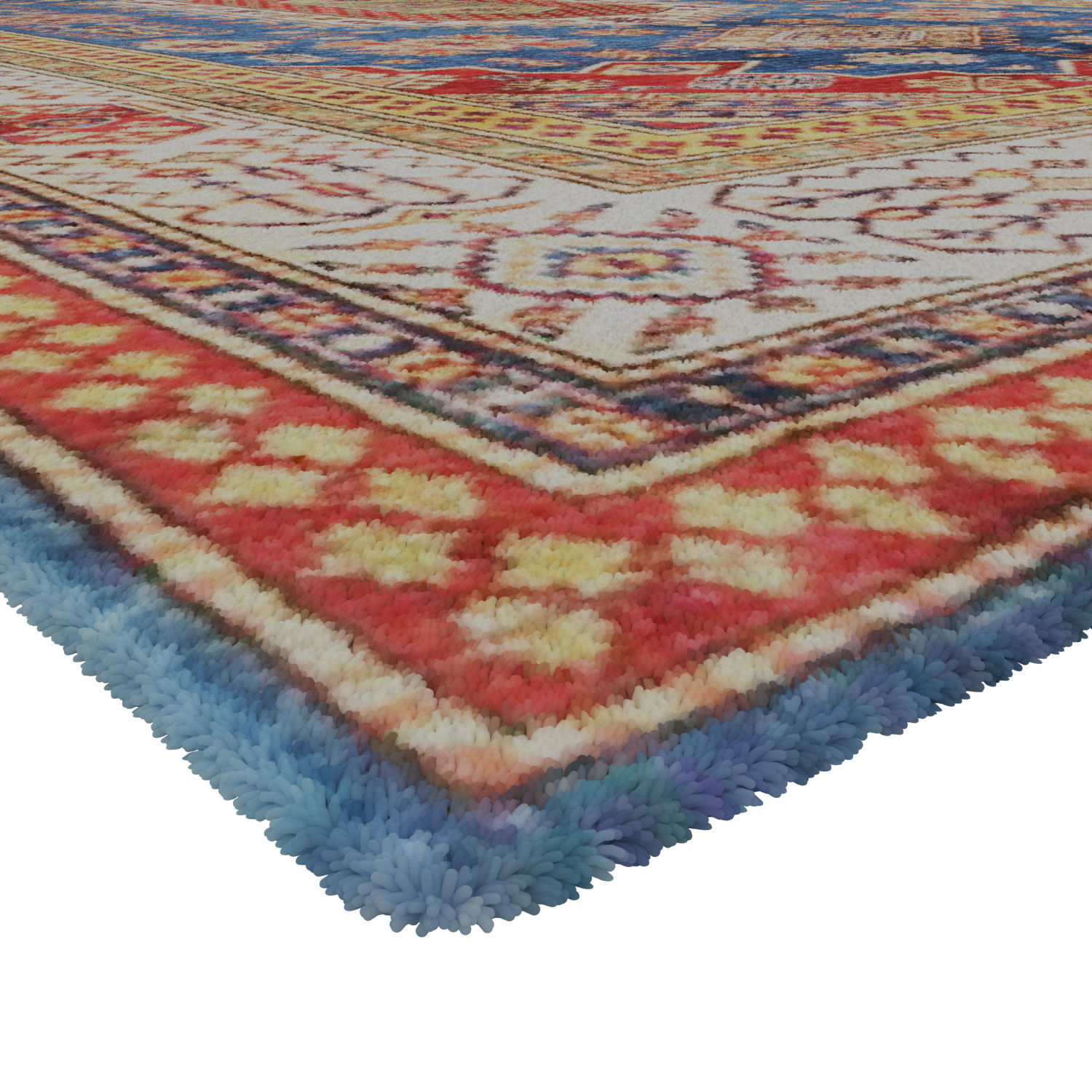 Rug Set 1988 3D model_1