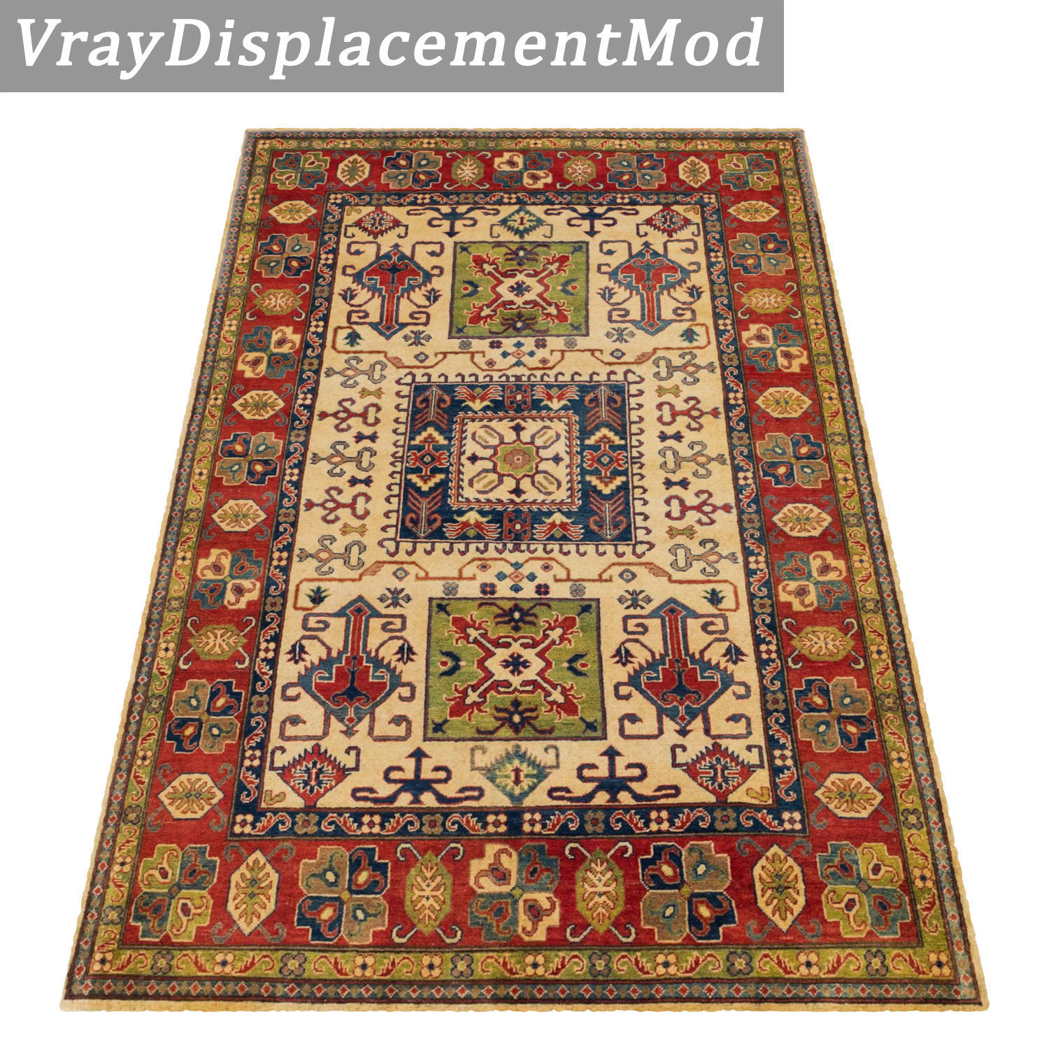 Rug Set 1988 3D model_3