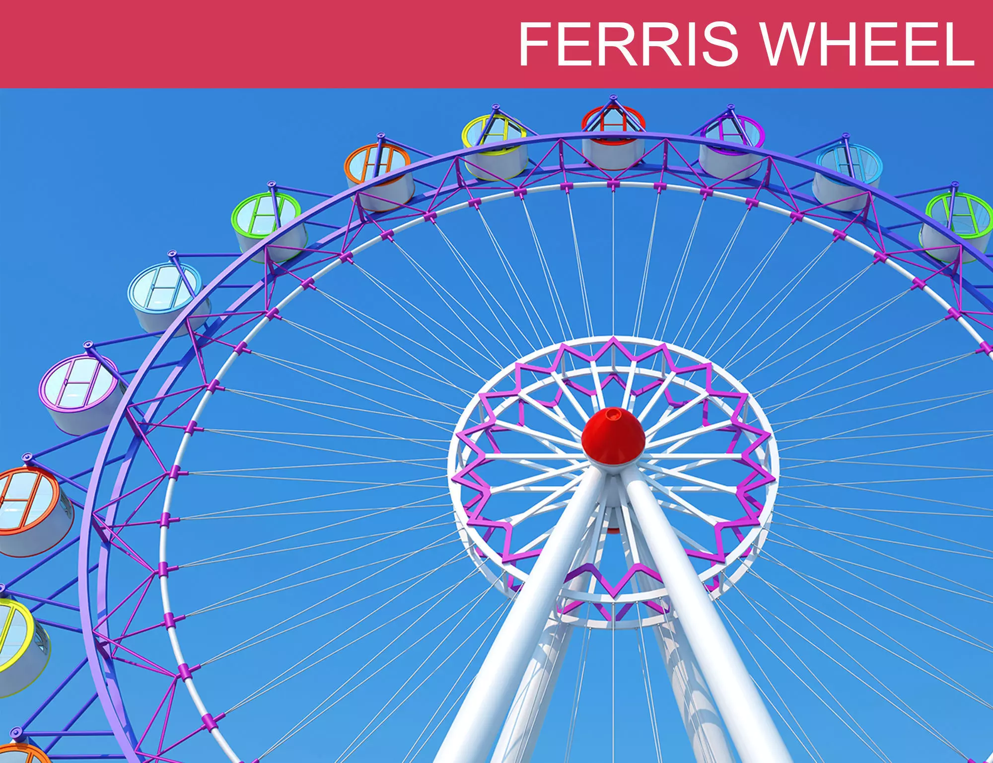 Ferris Wheel Park 3D model_0