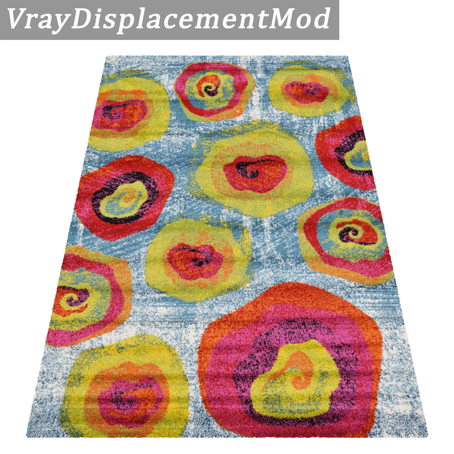 Rug Set 1990 3D model_3
