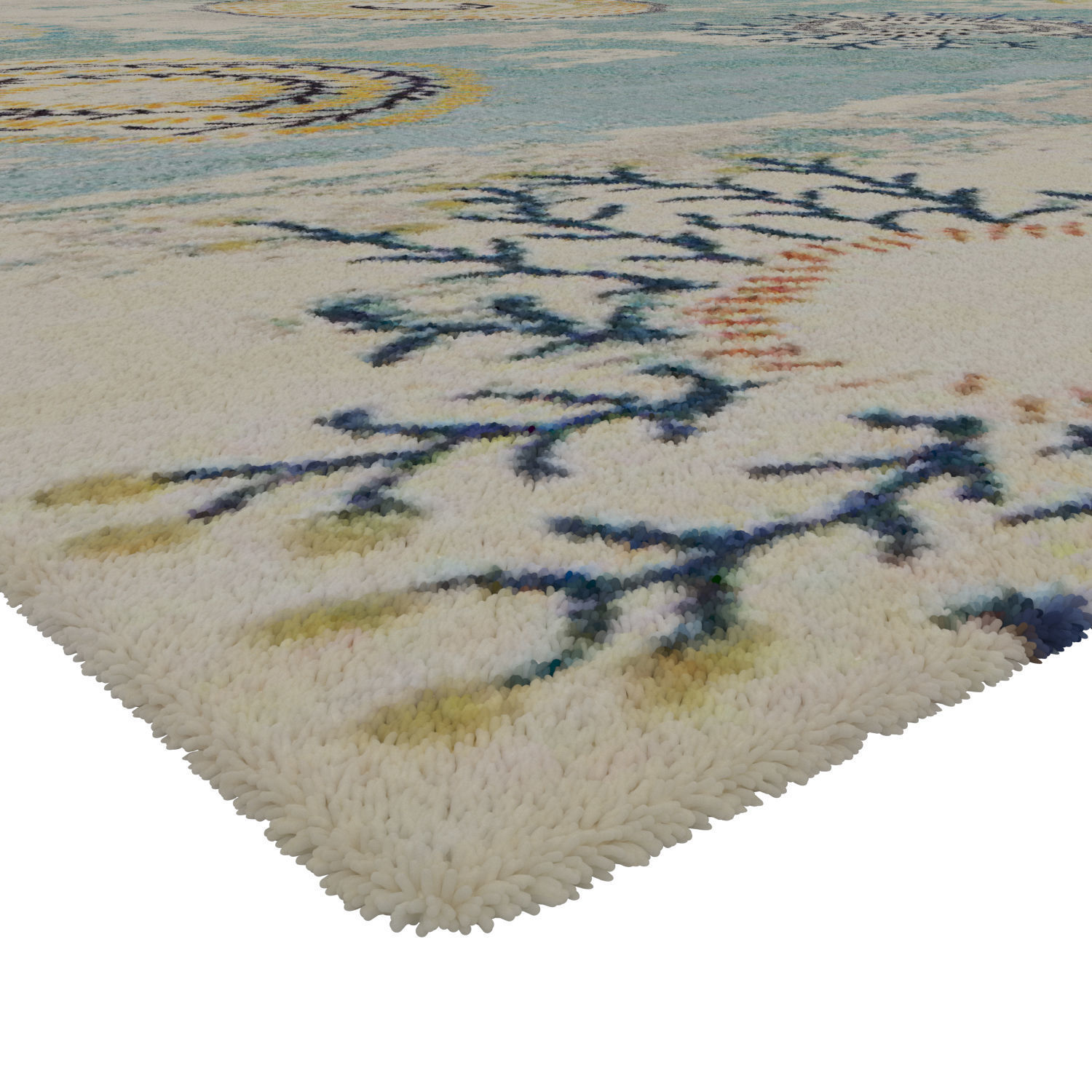 Rug Set 1990 3D model_1