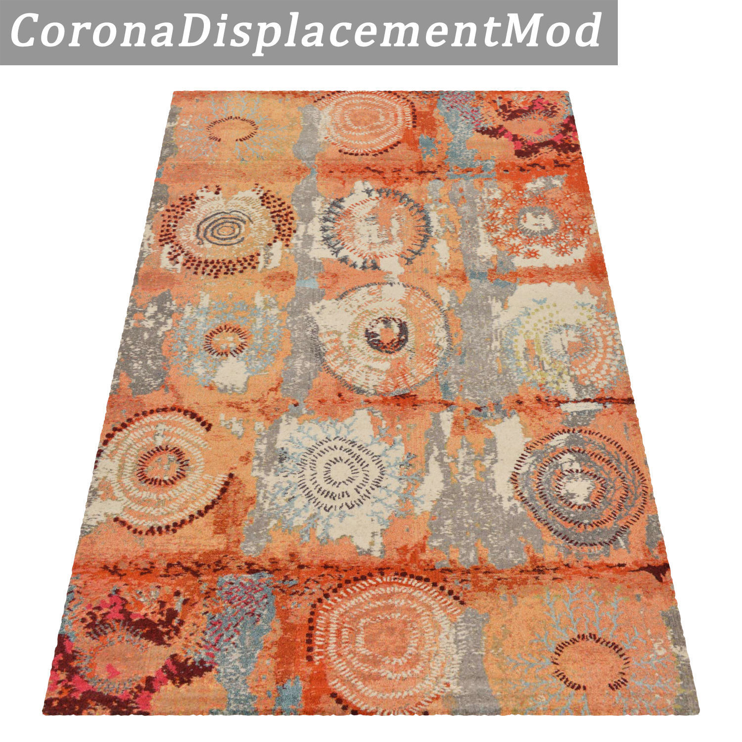 Rug Set 1990 3D model_4