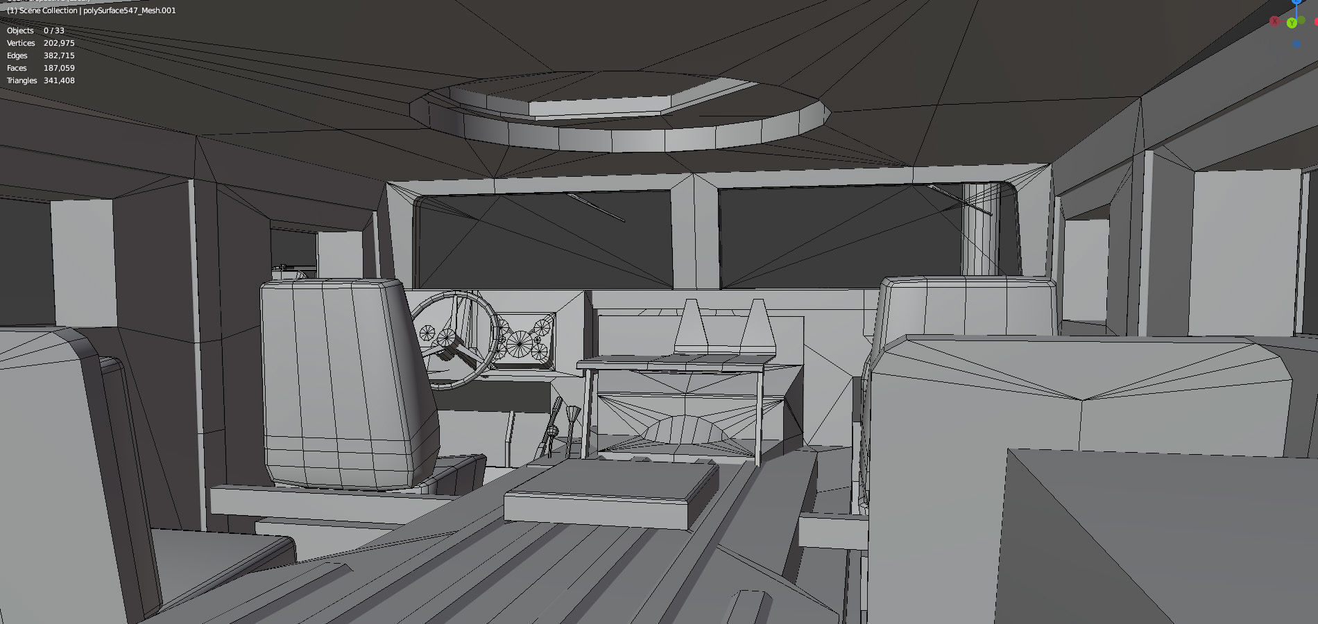 Humvee M1151 CROWS Low-poly 3D model_11