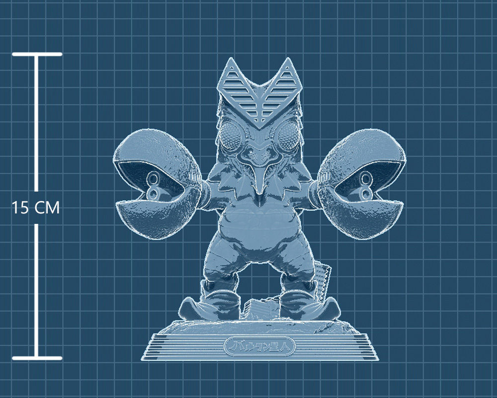 Baltan SD 3D print model_4